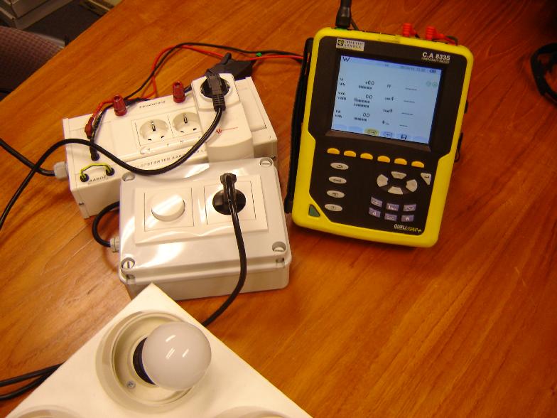 Meetopstelling met Stetzerizer-filter en netanalyser