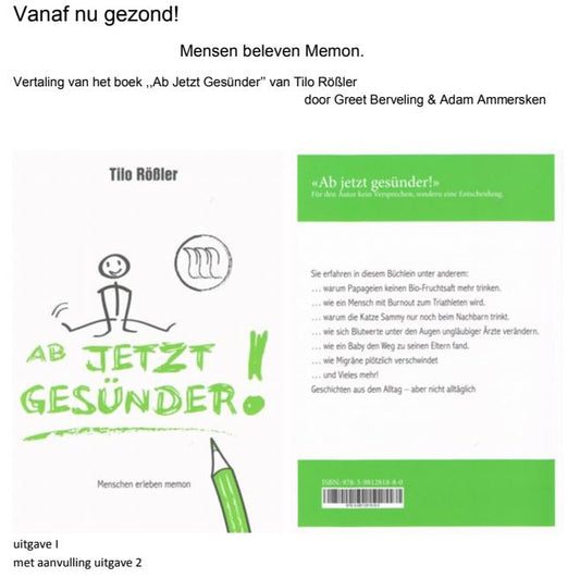 Ab jetzt gesünder – Tilo Rössler (Nederlandse pdf-download)