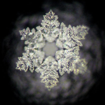 Waterkristal van Memon-natuurwater, gefotografeerd door Masaru Emoto