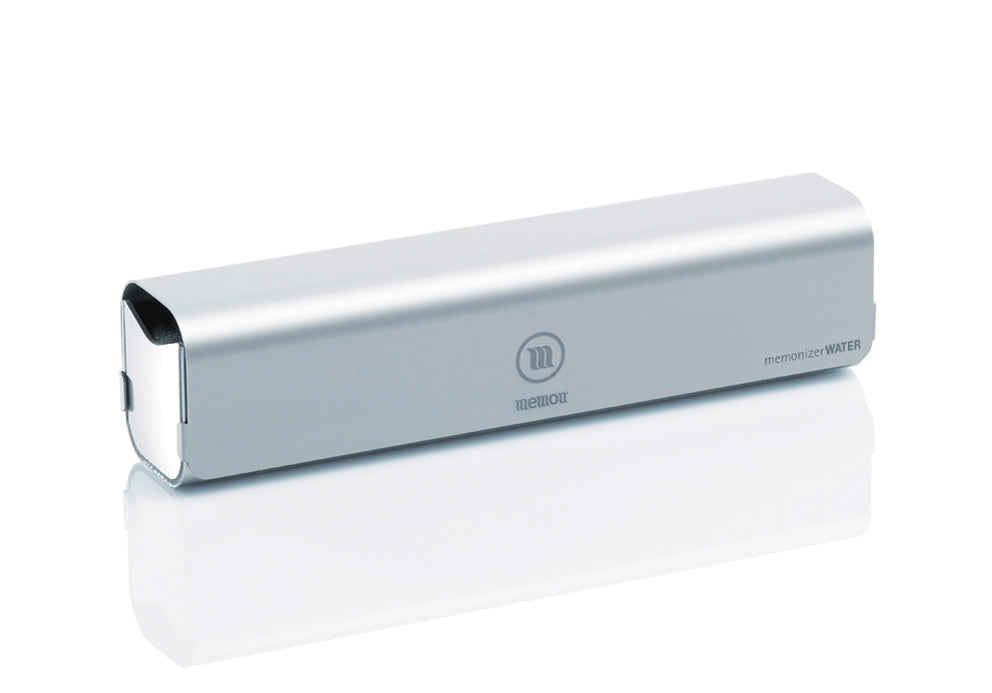 MemonizerWATER standaard, variant A. Watervitalisator voor schoon en gezond leidingwater. Memon-product tegen watervervuiling en voor vitalisatie van drinkwater. Productfoto.