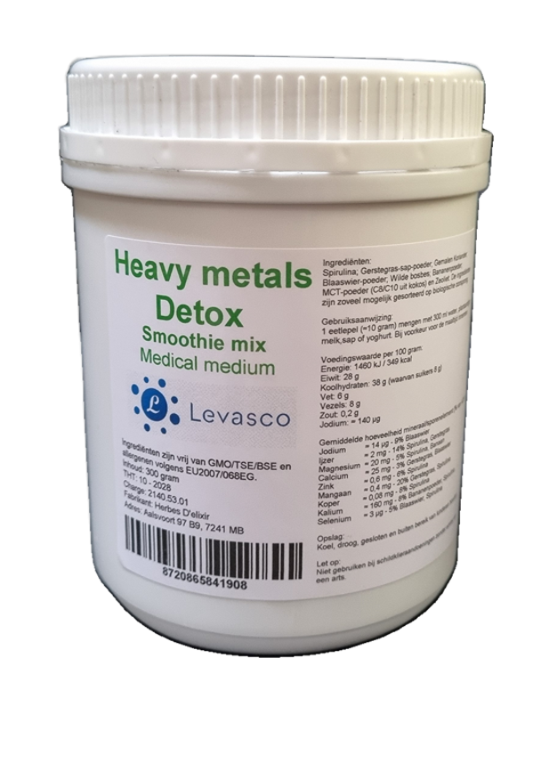Zware metalen Detox poeder – 300 gram